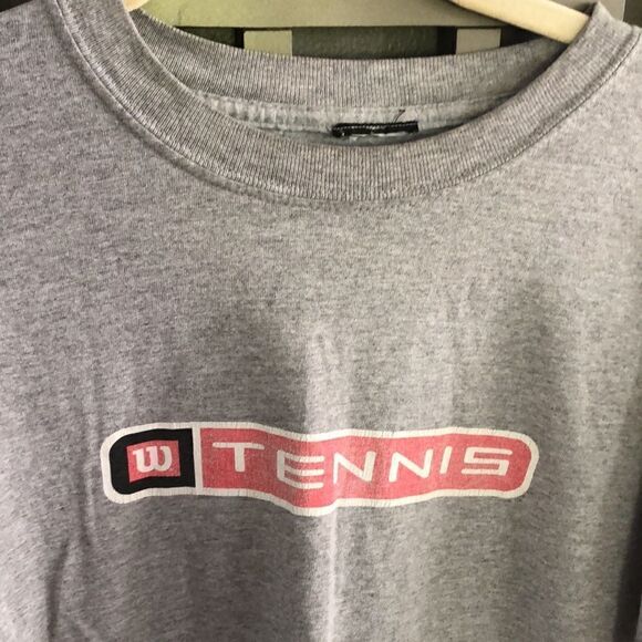 Vintage Wilson’s Tennis Gray T-shirt size M - Picture 4 of 4